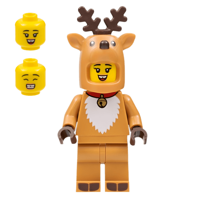 Фигурка Lego Series 23 Reindeer Costume Collectible Minifigures col23-4 col401 Б/У - Retromagaz