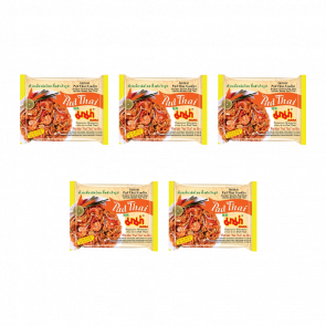 Набор Лапша 5шт Mama Рисова Пад Тай Рамен Pad Thai Stir Fried Острая 70g - Retromagaz