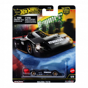 Машинка Premium Hot Wheels Mazda 787B Hammer Drop 1:64 HRW08 Black - Retromagaz