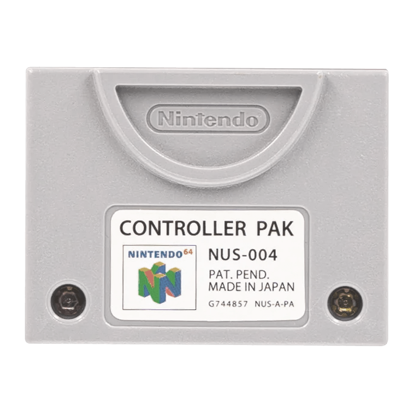 Карта Памяти RMC N64 Controller Pak 32KB Light Grey Новый - Retromagaz