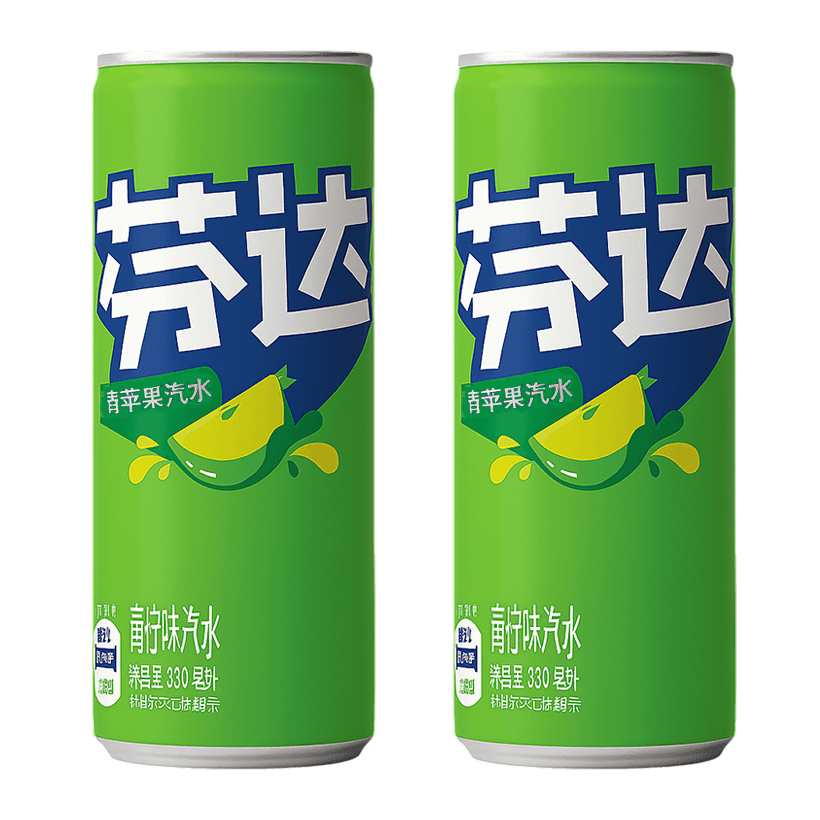 Набір Напій 2шт Fanta Азійська Green Apple 330ml - Retromagaz