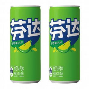 Набор Напиток 2шт Fanta Азиатская Green Apple 330ml