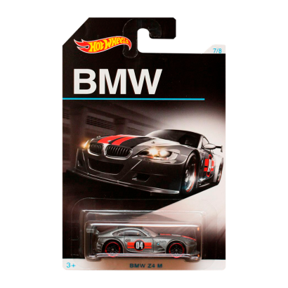 Тематична Машинка Hot Wheels BMW Z4 M BMW DJM86 Grey Новий Пошкоджена Упаковка - Retromagaz