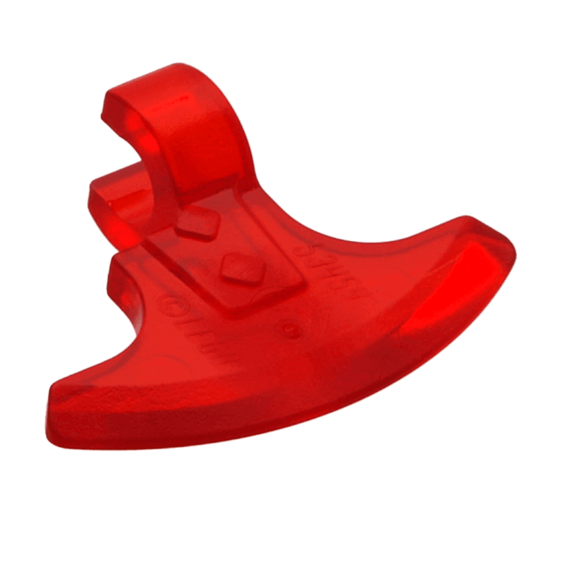 Оружие 4шт Lego Топор Head Clip-on 53705 53454 6024904 Trans-Red Б/У - Retromagaz
