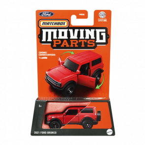 Тематическая Машинка Matchbox 2021 Ford Bronco Moving Parts 1:64 FWD28/HVN05 Red - Retromagaz