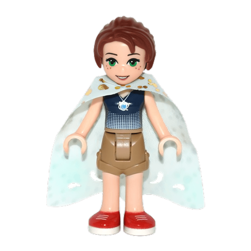 Фігурка Lego Elves Emily Jones Dark Tan Shorts Long Cape Friends elf023 Б/У - Retromagaz