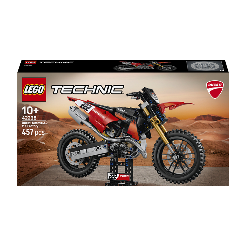 Конструктор Lego Мотоцикл Ducati Desmo450 MX Factory Technic 42238 Новий - Retromagaz