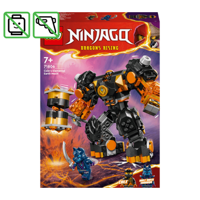 Конструктор Lego Робот Земної Стихії Коула Ninjago 71806 Без Фігурок Новий - Retromagaz