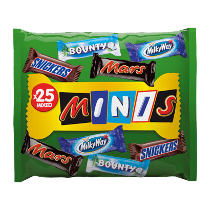 Асорті Mars Батончиків Шоколадних Minis 25 Mixed Bag 500g - Retromagaz