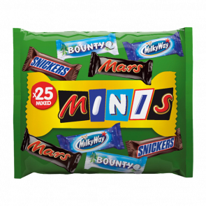 Асорті Mars Батончиків Шоколадних Minis 25 Mixed Bag 500g