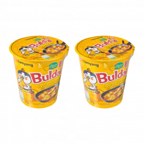 Набор Лапша 2шт Samyang Buldak Hot Cheese (Сырная) в Стаканчике Острая 70g Набор Лапша 2шт Samyang Buldak Hot Cheese (Сырная) в Стаканчике Острая 70g - Retromagaz