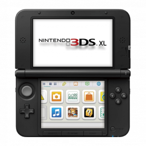 Консоль Nintendo 3DS XL Модифицированная 32GB Silver + 10 Встроенных Игр Б/У