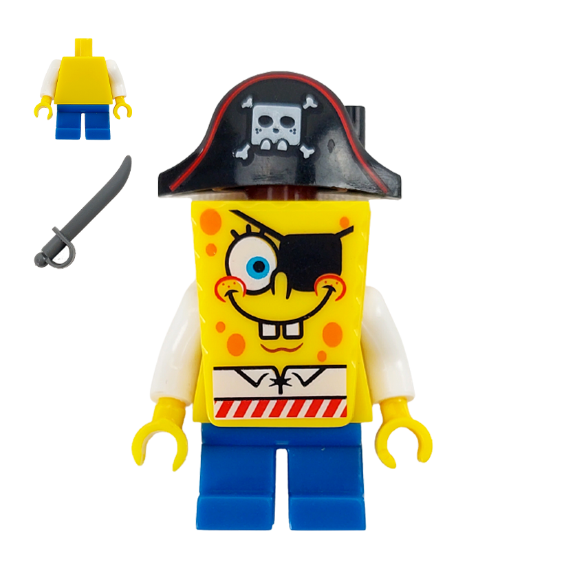 Фигурка RMC SpongeBob SquarePants SpongeBob Pirat Cartoons sbspr014 Новый - Retromagaz