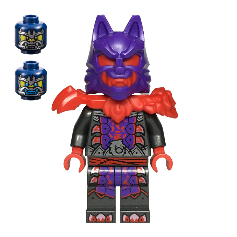 Фигурка Lego Wolf Clan Mask General Ninjago njo0916 Б/У - Retromagaz