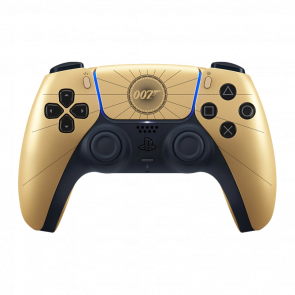 Геймпад Беспроводной Sony PlayStation 5 Dualsense 007 First Light Limited Edition Gold Новый - Retromagaz