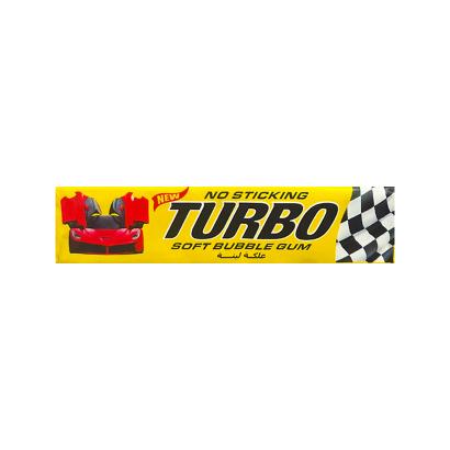 Жувальна Гумка Turbo Soft Bubble Gum Sticks 13g - Retromagaz