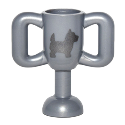Спорт Lego Trophy Cup Small with Silver Terrier Dog Pattern 10172pb001 6160287 Flat Silver 2шт Б/У - Retromagaz