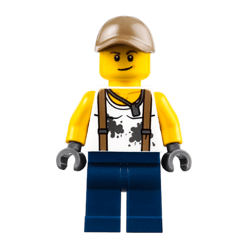 Фигурка Lego Jungle 973pb2754 Engineer City cty0802 Б/У - Retromagaz