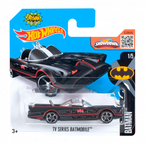 Машинка Базовая Hot Wheels TV Series Batmobile Batman 1:64 DHT15 Black