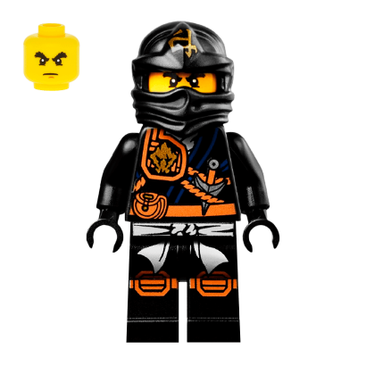 Фигурка Lego Ninja Cole Jungle Robe Ninjago njo124 Б/У - Retromagaz