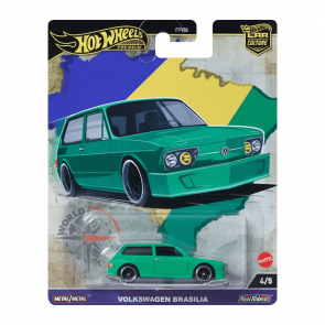 Машинка Premium Hot Wheels Volkswagen Brasilia World Tour 1:64 HRV82 Green