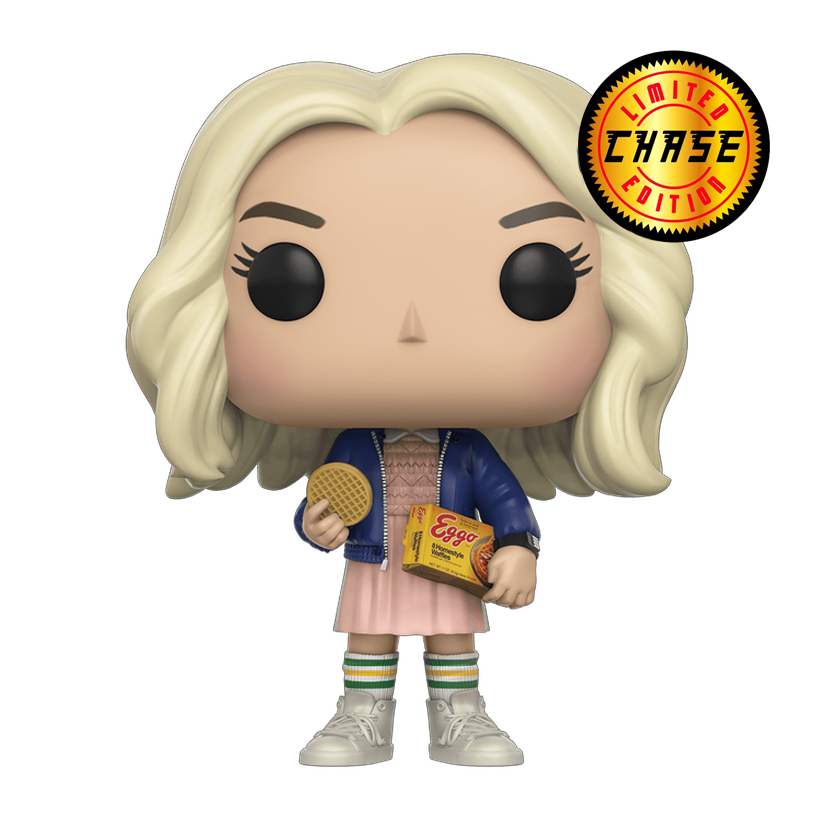 Фігурка FUNKO POP! Stranger Things Одинадцять з Вафлями Eggos Eleven With Eggos Chase 95mm 421 13318 13318-PX-1T3 - Retromagaz