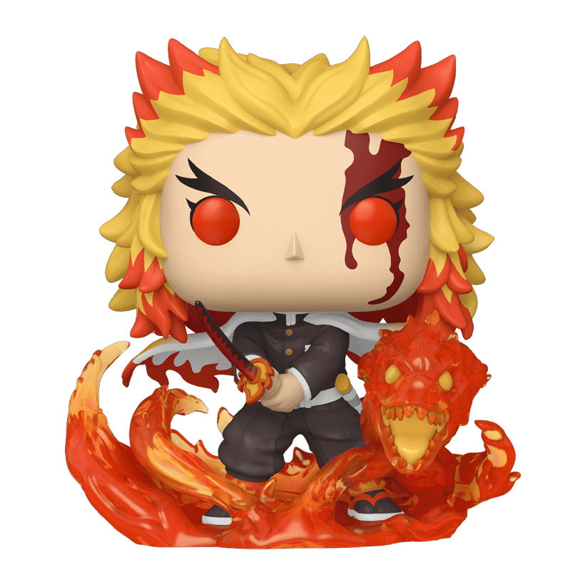 Фигурка FUNKO POP! Премиум Клинок Рассекающий Демонов Кеджоро Ренгоку Demon Slayer Premium Kyojuro Rengoku 9th Form 107mm 1856 85001 - Retromagaz