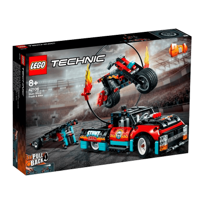 Набор Lego Stunt Show Truck & Bike Technic 42106 Новый - Retromagaz