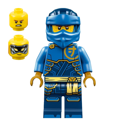 Фігурка Lego Ninja Jay Dragons Rising Head Wrap Ninjago njo852 71805 Б/У - Retromagaz