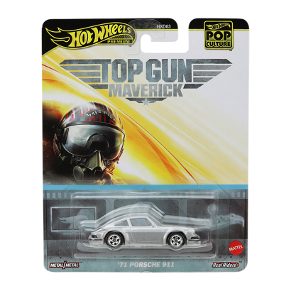 Машинка Premium Hot Wheels '71 Porsche 911 Pop Culture 1:64 JBL62 Grey - Retromagaz