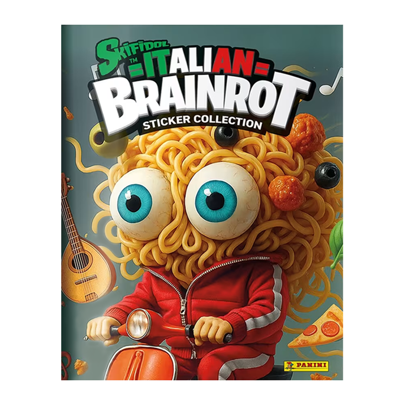 Альбом Brainrot + Пакетик с Наклейками Panini - Retromagaz