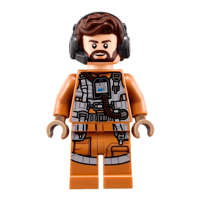 Фигурка Lego Сопротивление Nodin Chavdri Speeder Pilot Star Wars sw0883 75195 Б/У - Retromagaz