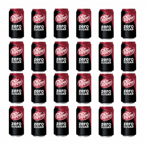 Набор Напиток Dr Pepper Zero Diet 330ml 24шт - Retromagaz