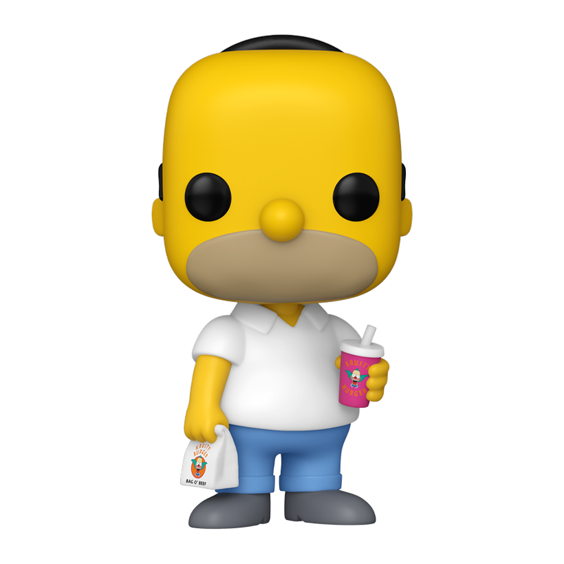 Фигурка FUNKO POP! Симпсоны Гомер The Simpsons Homer with Krusty Burger 112mm 1737 86406 - Retromagaz
