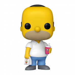 Фигурка FUNKO POP! Симпсоны Гомер The Simpsons Homer with Krusty Burger 112mm 1737 86406 - Retromagaz