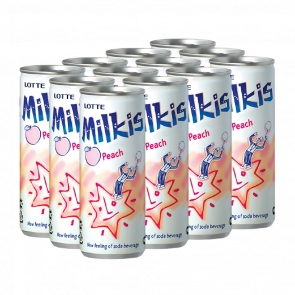 Набор Напиток 12шт Lotte Milkis Газированный Молочный Персик 250ml Набор Напиток 12шт Lotte Milkis Газированный Молочный Персик 250ml - Retromagaz