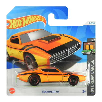 Машинка Базовая Hot Wheels Custom Otto Dream Garage 1:64 HTB49 Orange - Retromagaz