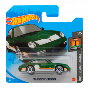 Машинка Базова Hot Wheels '96 Porsche Carrera Dream Garage 1:64 GTB93 Green