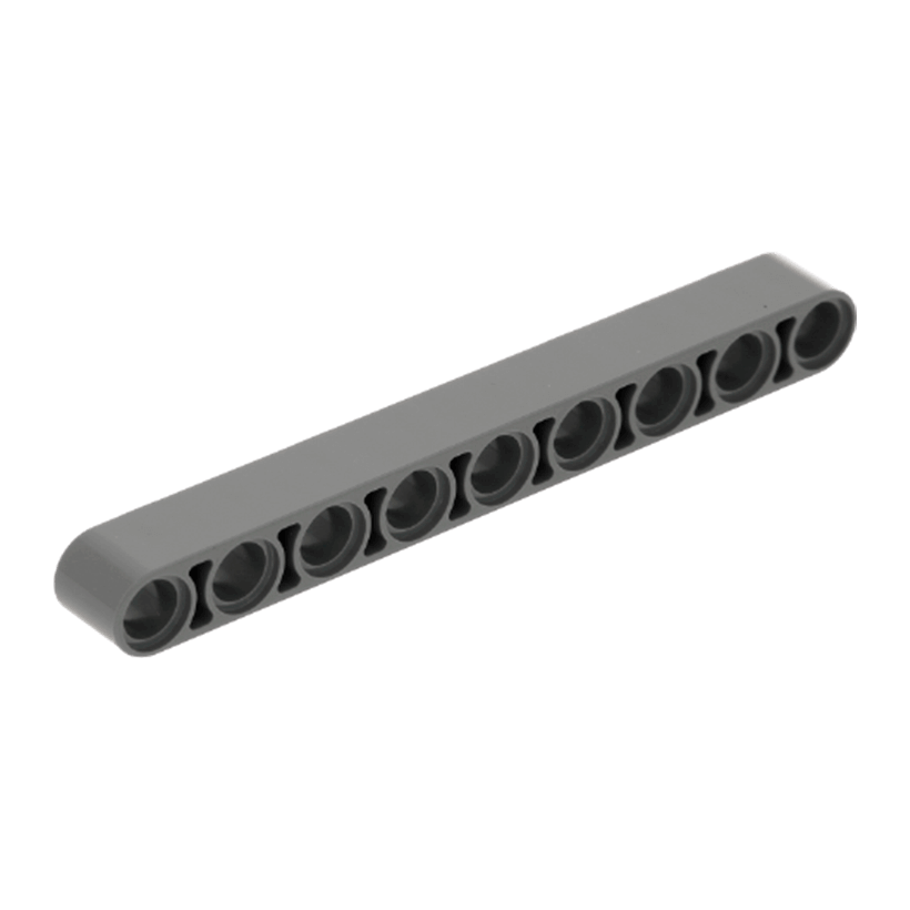 Technic 10шт Lego Балка Товста Пряма 1 x 9 40490 64289 4156340 4210757 4645730 Dark Bluish Grey Б/У - Retromagaz