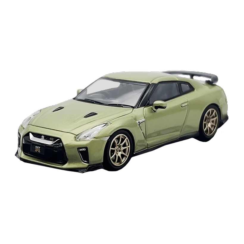 Машинка Premium INNO64 Nissan GT-R (R35) 1:64 Green - Retromagaz