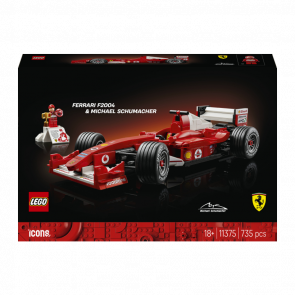 Конструктор Lego Ferrari F2004 and Michael Schumacher Icons 11375 Новий - Retromagaz
