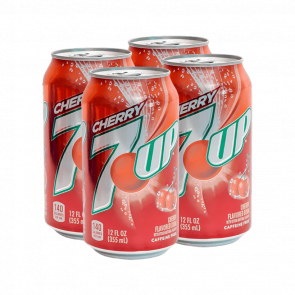 Набір Напій 4шт 7UP Cherry 355ml