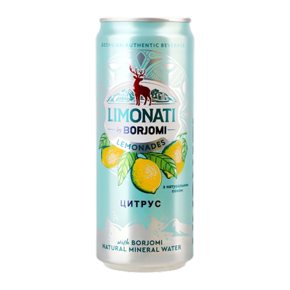 Лимонад Borjomi Limonati Цитрус 330ml - Retromagaz