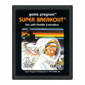 Гра Atari 2600 Super Breakout Black Б/У - Retromagaz