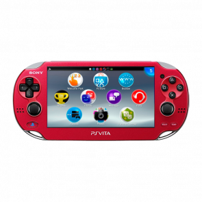 Консоль Sony PlayStation Vita Модифицированная 64GB Red + 5 Встроенных Игр Б/У Нормальный