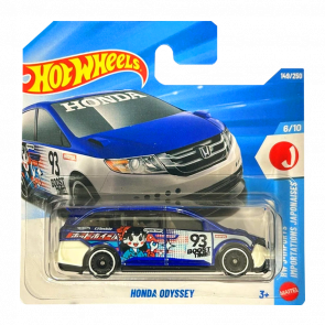 Машинка Базовая Hot Wheels Honda Odyssey HW J-Imports 1:64 JJJ99 Blue - Retromagaz