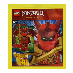 Конструктор Lego Фигурка Dragon Kai Paper Bag Ninjago L0002204 Новый - Retromagaz
