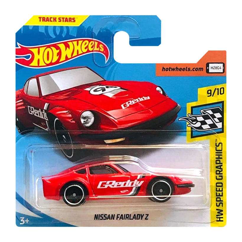Машинка Базова Hot Wheels Nissan Fairlady Z Speed Graphics 1:64 FJY42 Red - Retromagaz