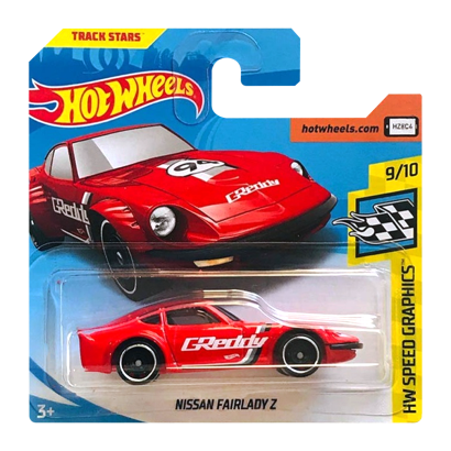 Машинка Базовая Hot Wheels Nissan Fairlady Z Speed Graphics 1:64 FJY42 Red - Retromagaz