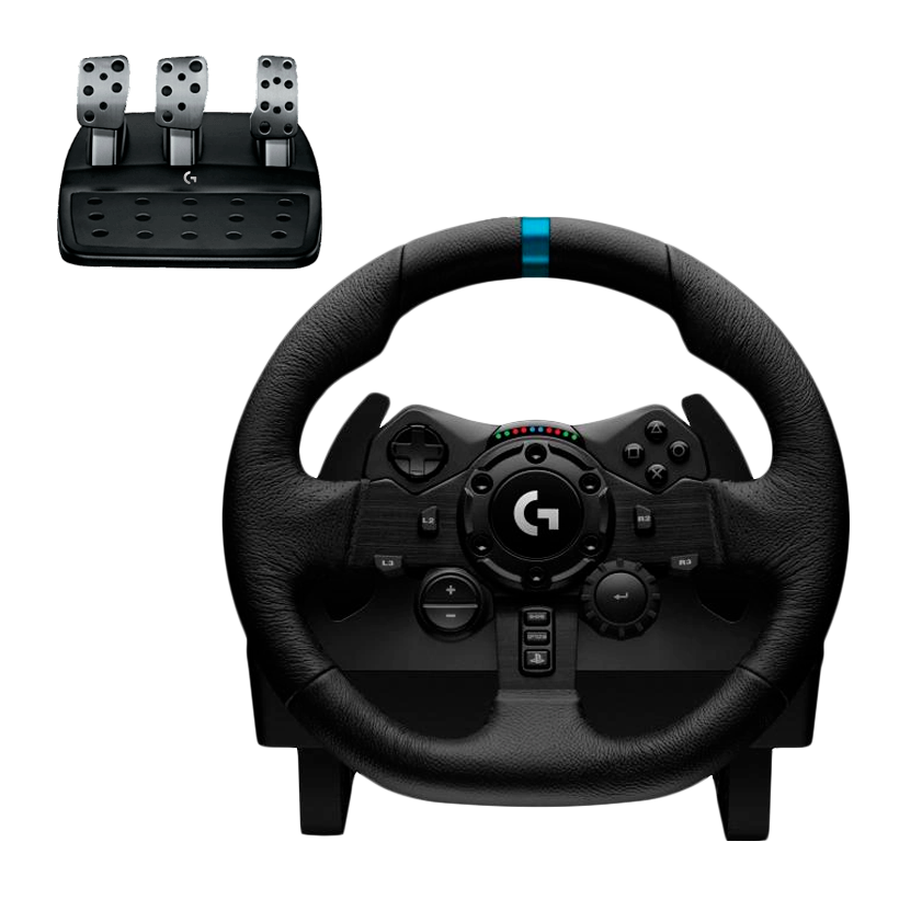 Руль Проводной Logitech PlayStation 4 G923 Black Б/У - Retromagaz